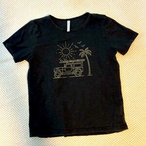 Rylee + Cru Black Tshirt Surf Beach Jeep Truck